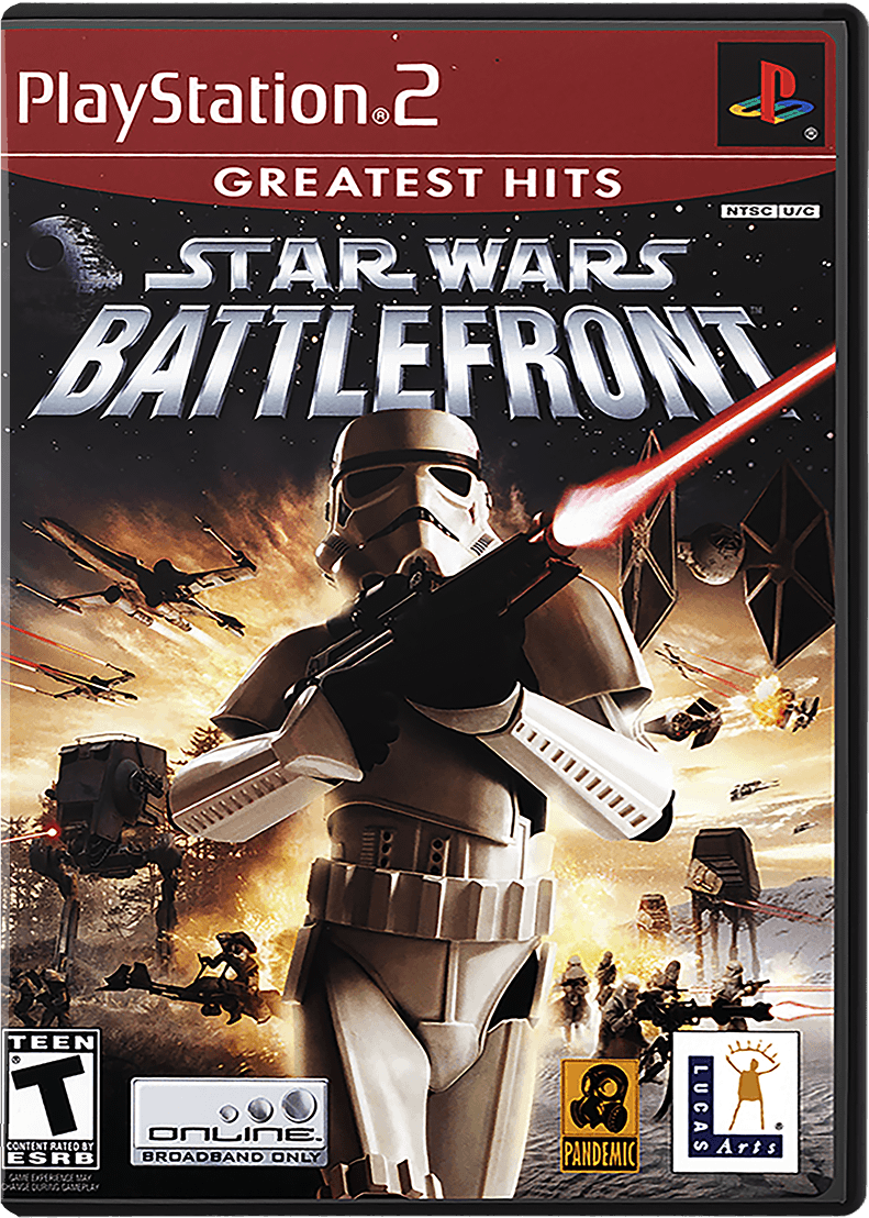 Star Wars Battlefront [Action Pack] box art for Playstation 2